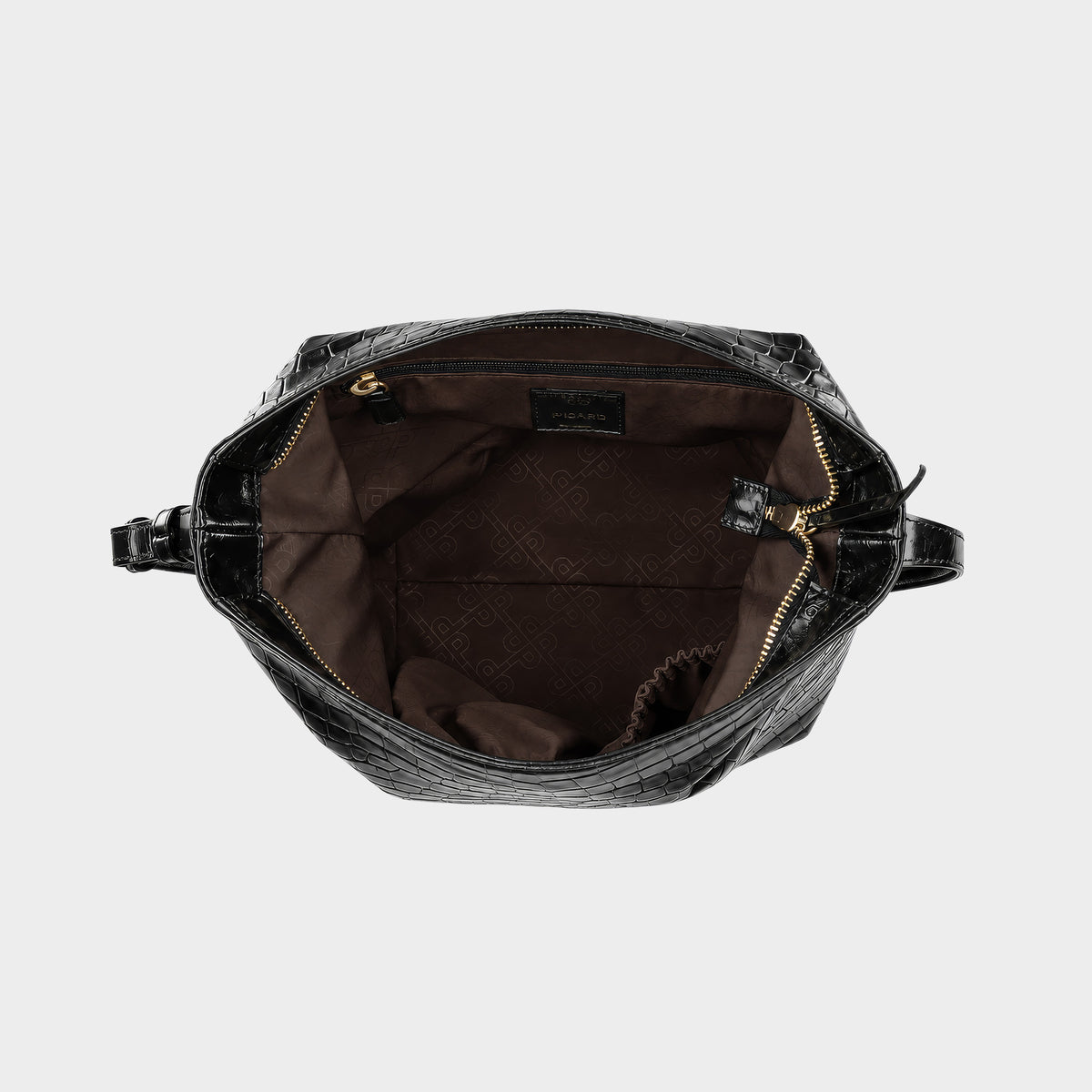 Beuteltasche Croco 5695