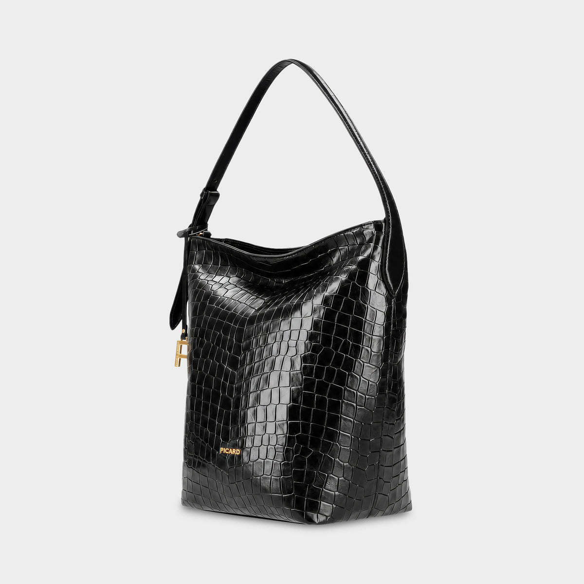 Beuteltasche Croco 5695